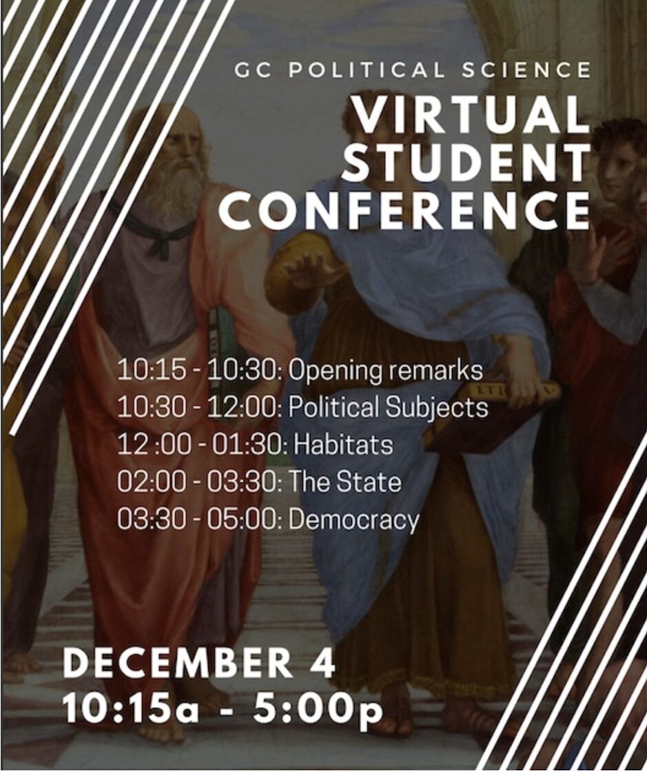 Virtual Student Conference, Friday, December 4, 10am - 5pm